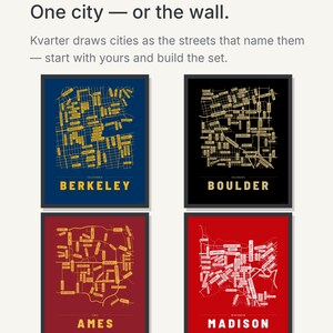 Berkeley map wall art — Listing image 09 — theline