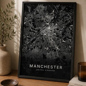 Manchester map wall art — Listing image 08 — hero dark