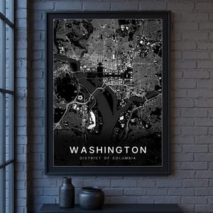 Washington map wall art — Listing image 05 — whatyouget