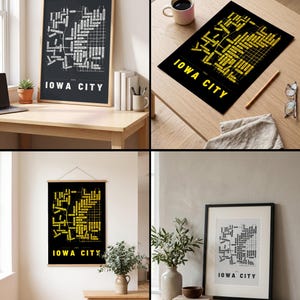 Iowa City map wall art — Listing image 02 — rooms