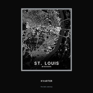 St. Louis map wall art — Listing image 08 — hero dark