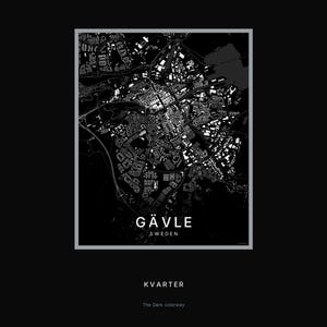 Gavle Map Print, Wall Art, Printable, Digital Download, Minimalist City Map Poster, Scandi, Housewarming Gift image 8