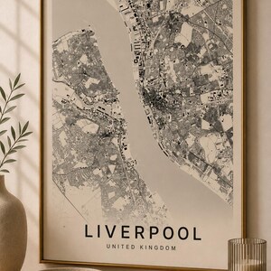 Liverpool map wall art — Listing image 07 — gallerywall