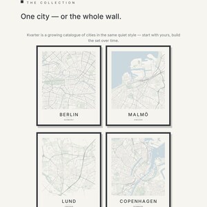 Berlin map wall art — Listing image 07 — gallerywall