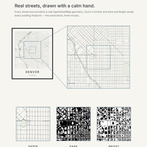 Denver map wall art — Listing image 07 — gallerywall