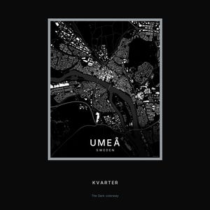 Umea Map Print, Umea Poster, Wall Art, Printable, Digital Download, Minimalist City Map, Scandi (Umeå) image 8