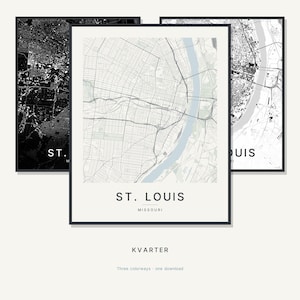 St. Louis map wall art — Listing image 01 — hero