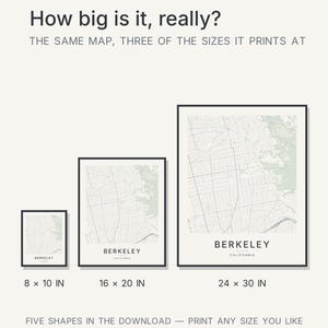 Berkeley map wall art — Listing image 03 — flat