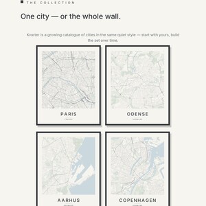 Paris map wall art — Listing image 09 — brand