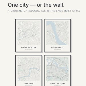 Manchester map wall art — Listing image 08 — hero dark