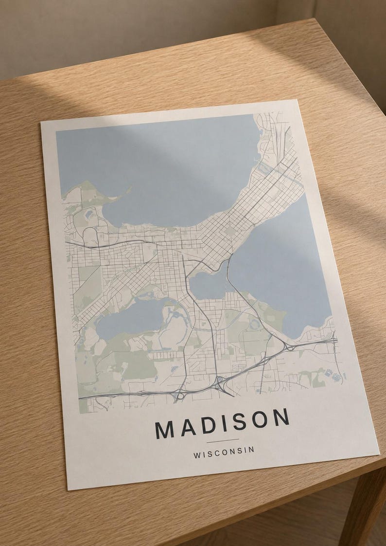 Madison map wall art — Listing image 05 — whatyouget