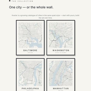 Baltimore map wall art — Listing image 07 — gallerywall