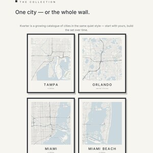 Tampa map wall art — Listing image 07 — gallerywall