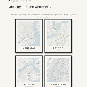 Montreal map wall art — Listing image 09 — brand