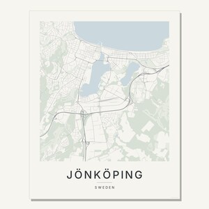 Jönköping map wall art — Listing image 03 — flat