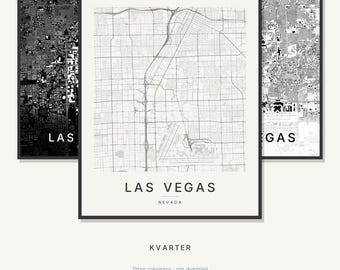 Las Vegas Map Print, Las Vegas Poster, Modern Wall Art, Minimalist City Map, United States Printable, Digital Download, Housewarming Gift