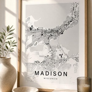 Madison map wall art — Listing image 06 — sizes