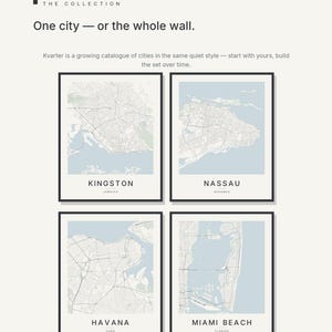 Kingston map wall art — Listing image 07 — gallerywall