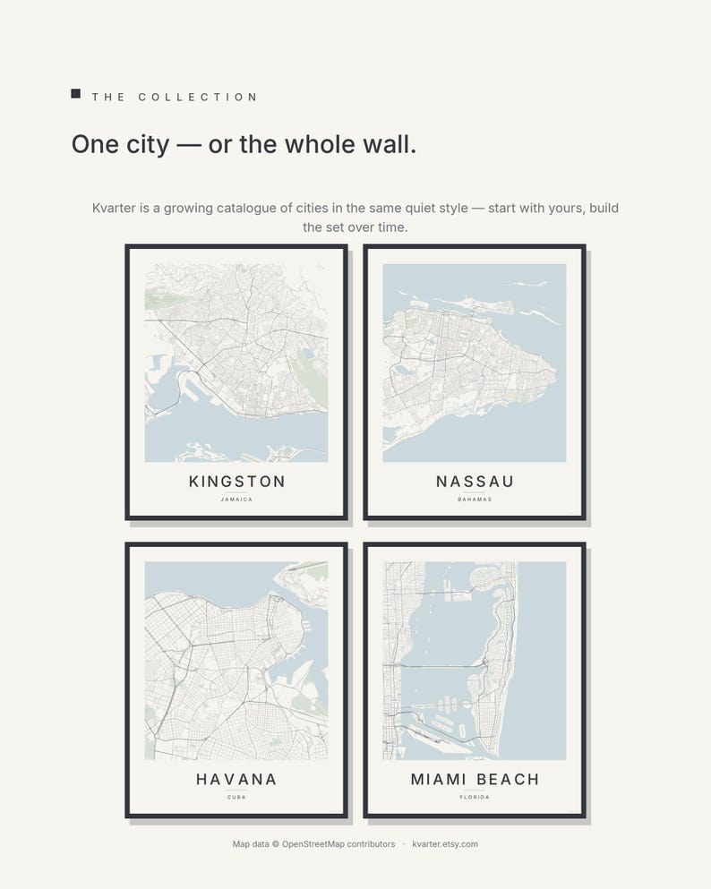 Kingston map wall art — Listing image 07 — gallerywall