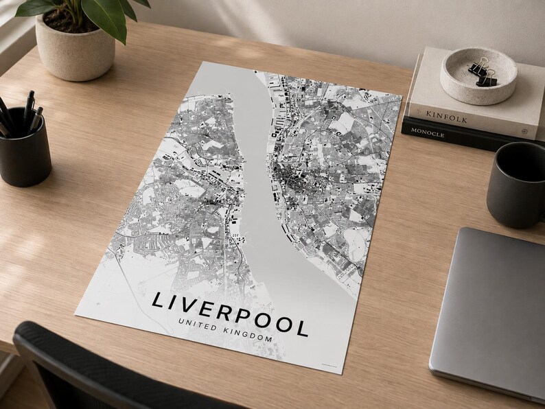 Liverpool map wall art — Listing image 05 — whatyouget