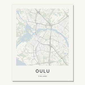 Oulu map wall art — Listing image 03 — flat