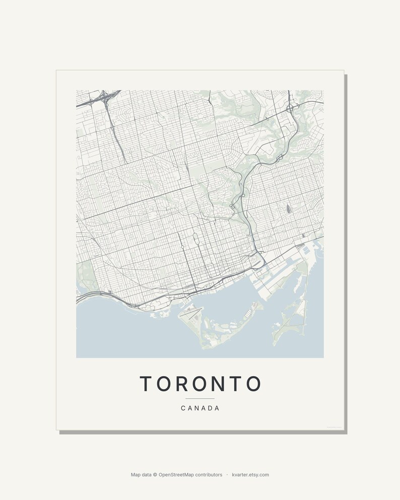 Toronto map wall art — Listing image 03 — flat
