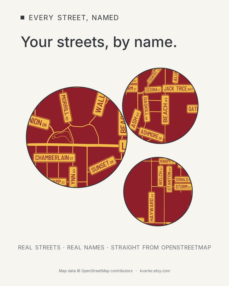Ames map wall art — Listing image 03 — findstreet