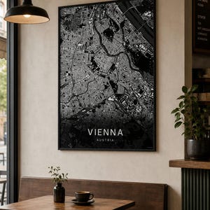 Vienna map wall art — Listing image 07 — gallerywall