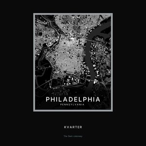 Philadelphia map wall art — Listing image 09 — brand