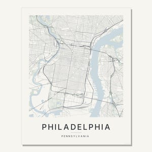 Philadelphia map wall art — Listing image 08 — hero dark
