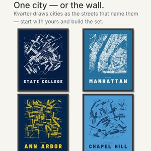 State College map wall art — Listing image 09 — theline