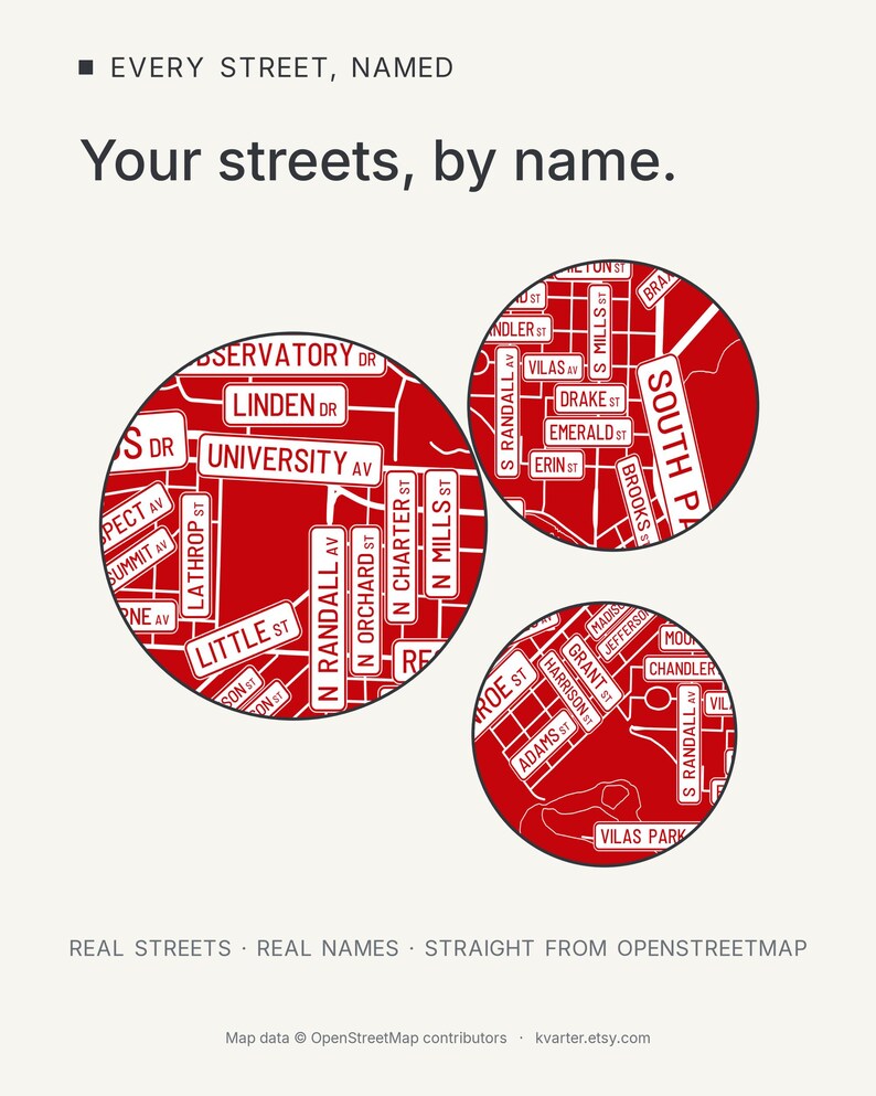 Madison map wall art — Listing image 03 — findstreet