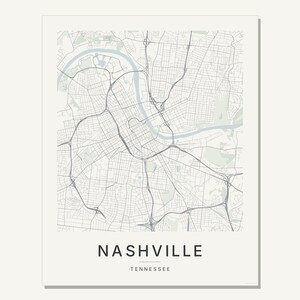 Nashville map wall art — Listing image 03 — flat