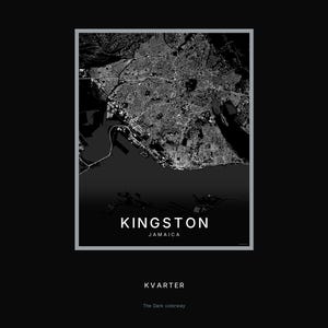 Kingston map wall art — Listing image 08 — hero dark