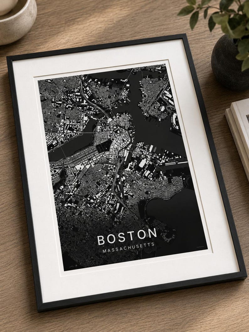 Boston map wall art — Listing image 09 — brand