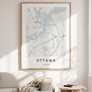 Ottawa map wall art — Listing image 03 — flat