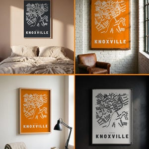 Knoxville map wall art — Listing image 02 — rooms