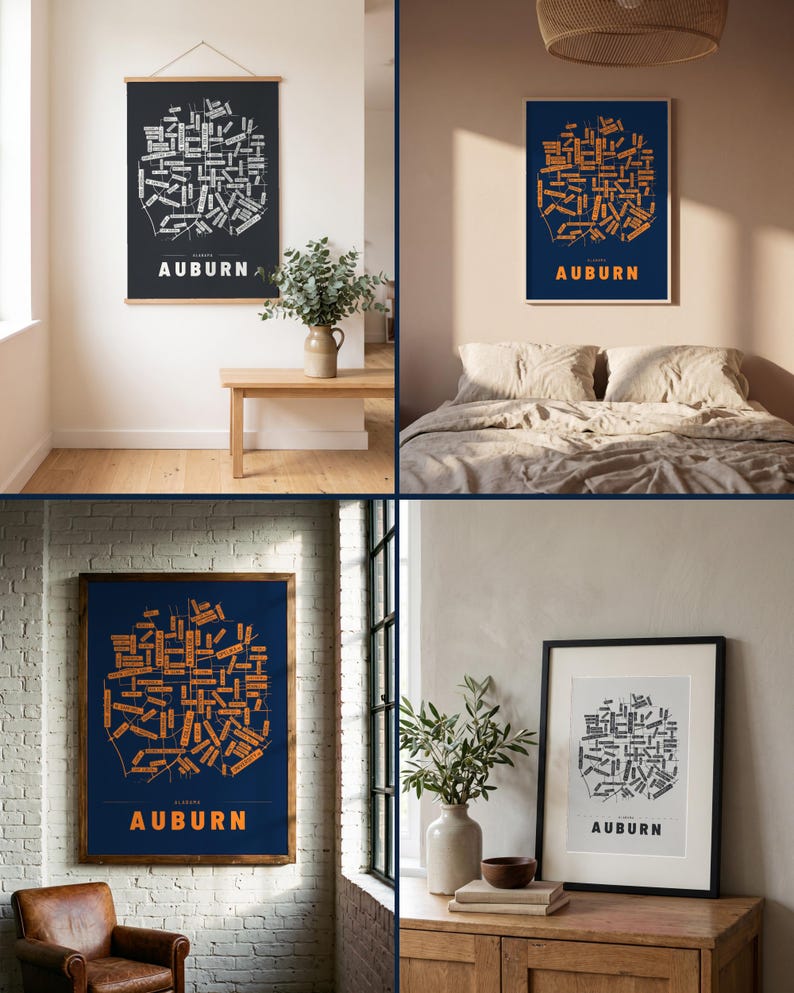 Auburn map wall art — Listing image 02 — rooms