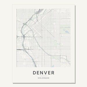 Denver map wall art — Listing image 05 — whatyouget