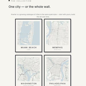 Miami Beach map wall art — Listing image 07 — gallerywall