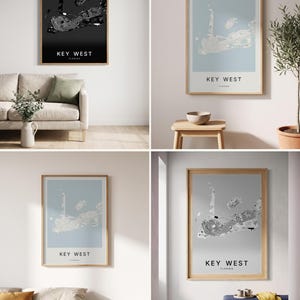 Key West map wall art — Listing image 02 — rooms