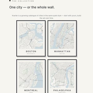 Boston map wall art — Listing image 08 — hero dark