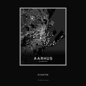 Aarhus Map Print, Wall Art, Printable, Digital Download, Minimalist City Map Poster, Scandi Housewarming Gift image 8
