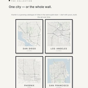 San Diego map wall art — Listing image 07 — gallerywall