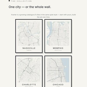 Nashville map wall art — Listing image 07 — gallerywall