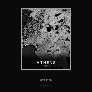 Athens map wall art — Listing image 08 — hero dark