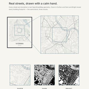 Vienna map wall art — Listing image 03 — flat
