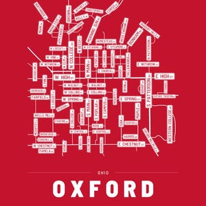 Oxford map wall art — Listing image 04 — flat