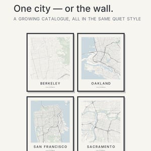 Berkeley map wall art — Listing image 08 — hero dark