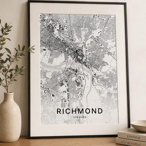 Richmond map wall art — Listing image 08 — hero dark